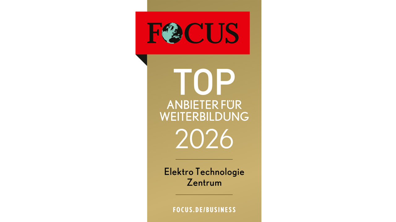 FOCUS-Auszeichnung „Top-Anbieter Weiterbildung 2026“!
